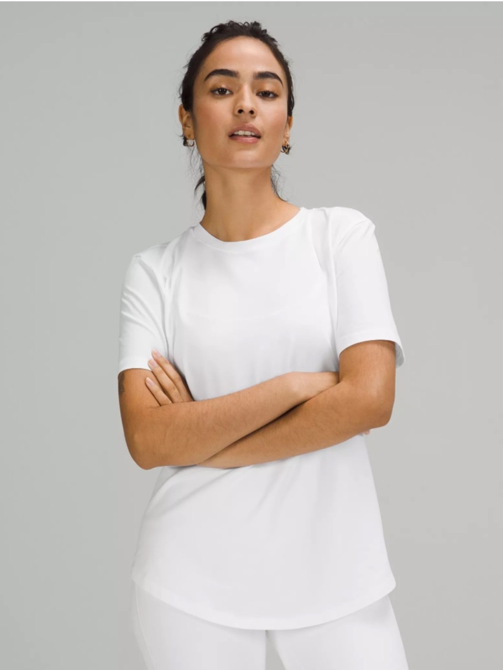 Lululemon Love White Crew Neck T-shirt